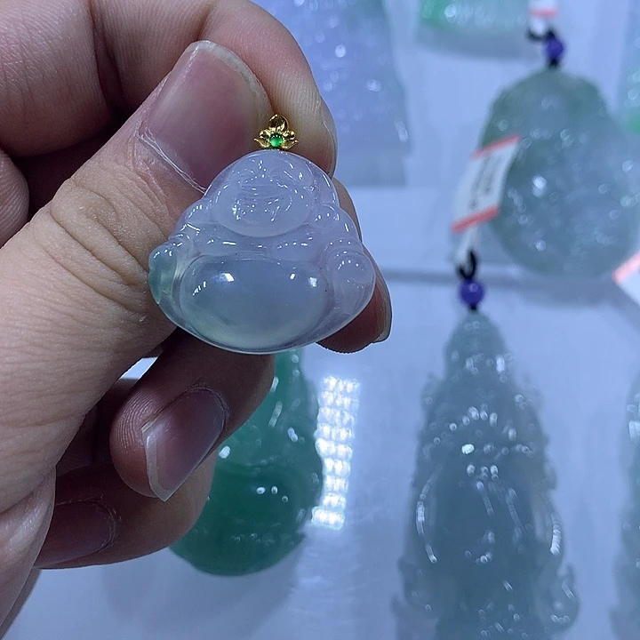 翡翠未镶嵌颈饰天然翡翠A货吊坠