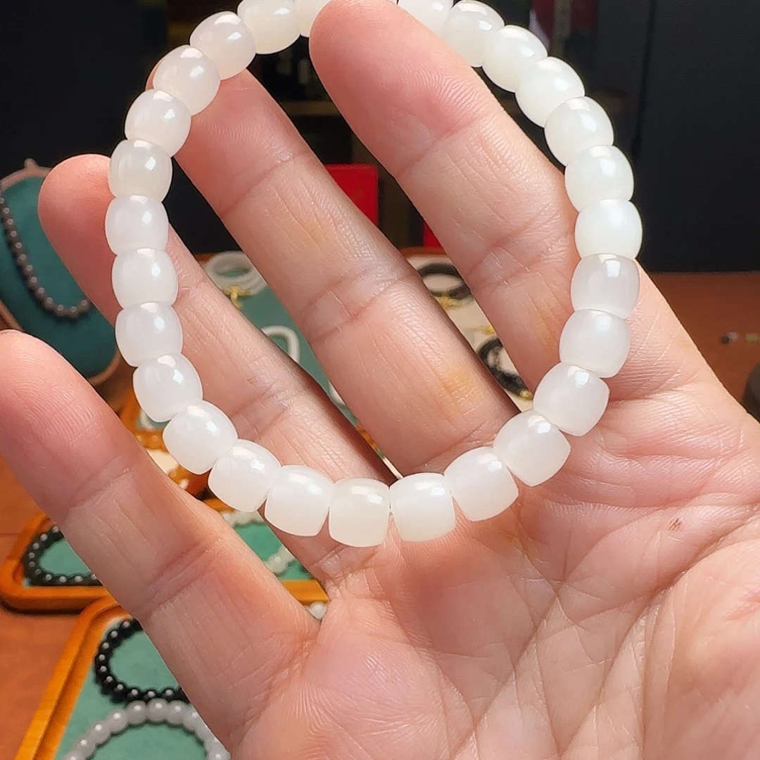 和田玉未镶嵌手链