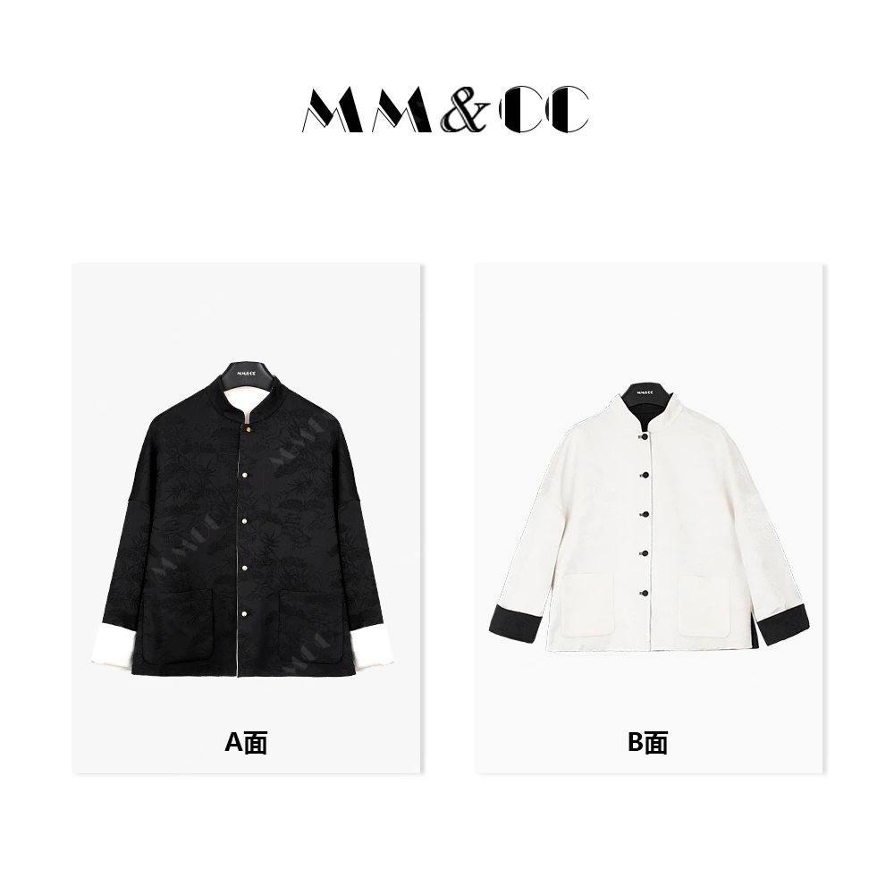 【婉清】双面穿新中式国风早春新款上衣女休闲宽松外套F9069