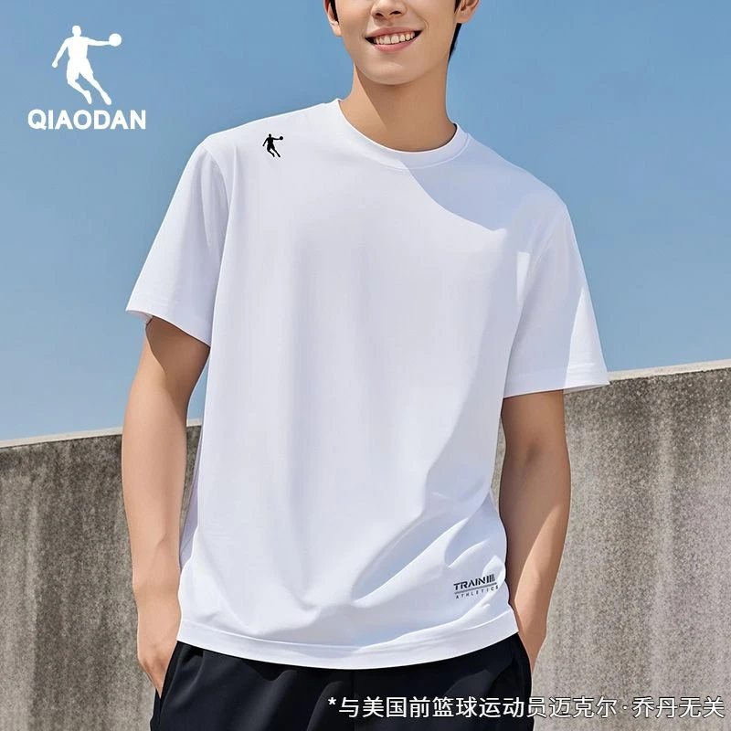 乔丹运动短袖男款2025夏季新款正品速干跑步健身户外运动上衣男T