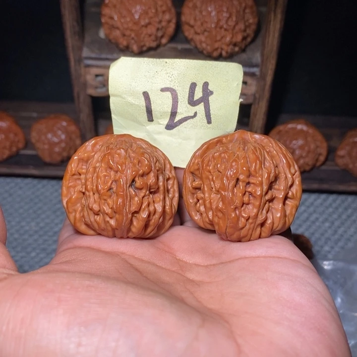 把件桃核40尺四座楼