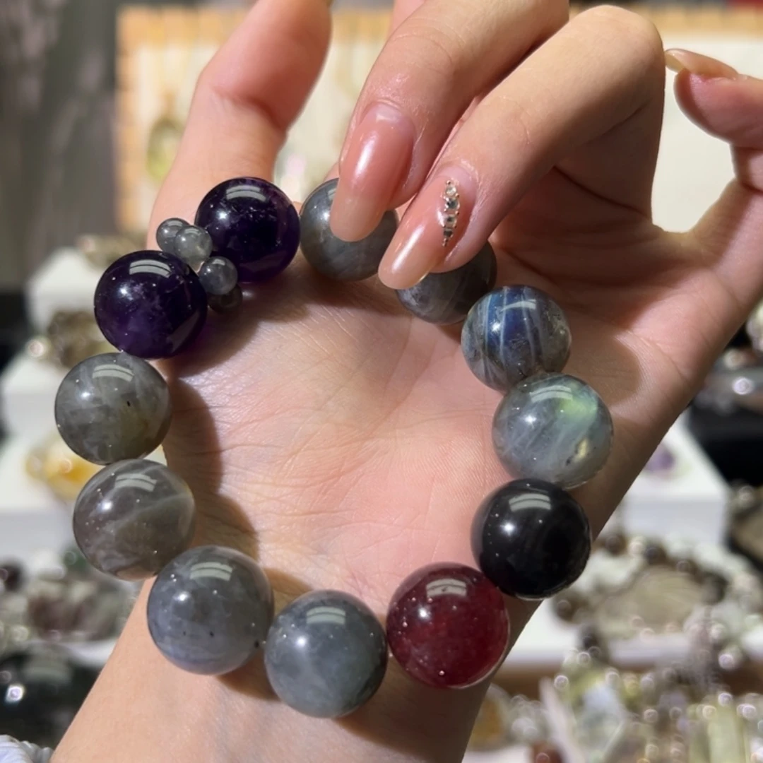 E***丽手链合金水晶手串