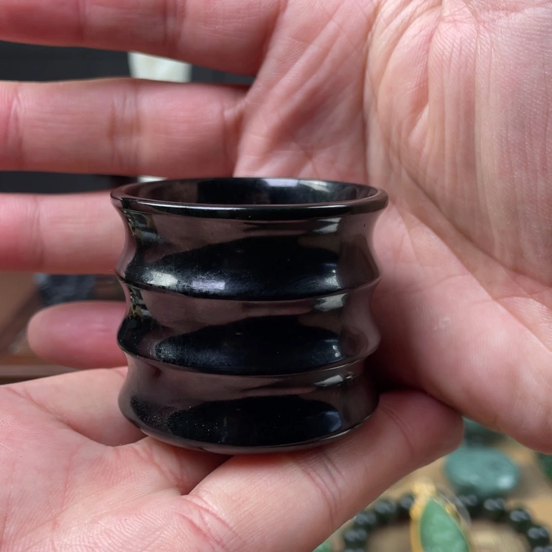 和田玉未镶嵌把件和田玉茶杯未镶嵌