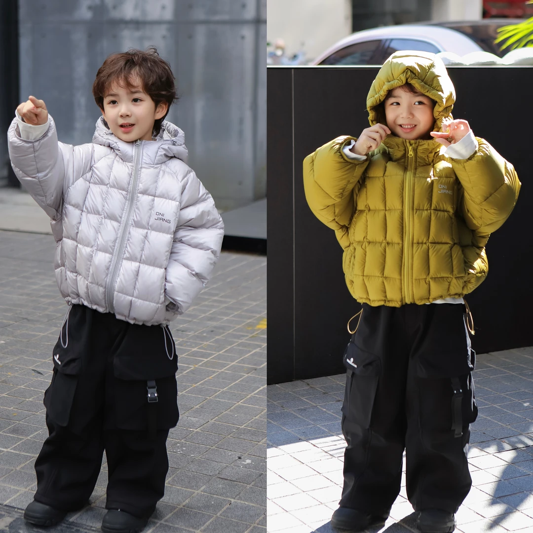 【现 货】伟伟同款【入冬指南】2025冬季90白鸭绒儿童羽绒外套WW1012