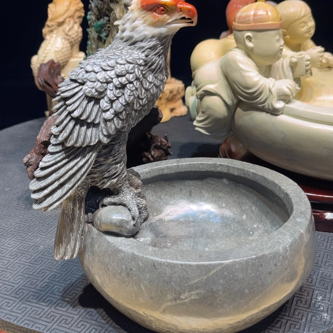 程***文寿山石寿山石雕刻工艺精湛