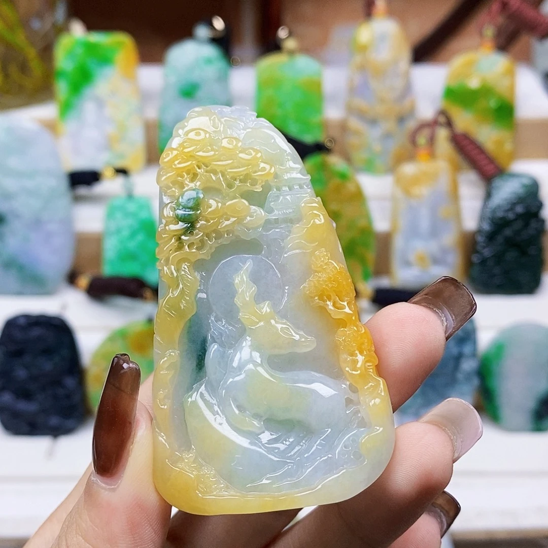 定制翡翠未镶嵌天然翡翠A货