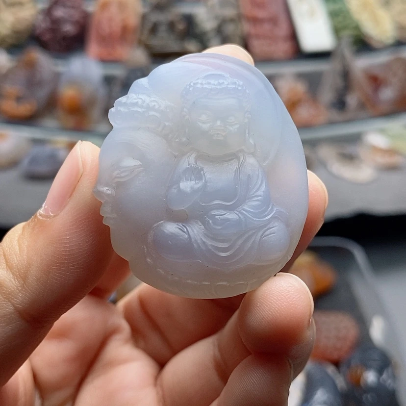 【闪购商品】未镶嵌吊坠定制玛瑙