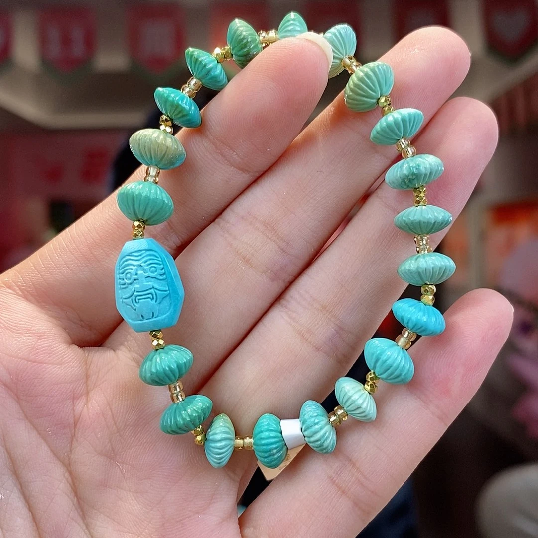 未镶嵌绿松石珠宝奇石