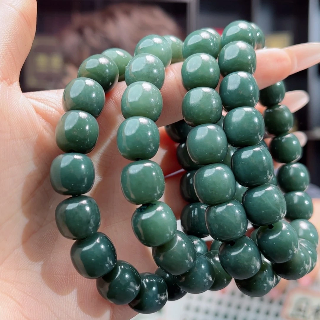 【闪购商品】和田玉手链未镶嵌新疆16年且末料12多样性拍一发一