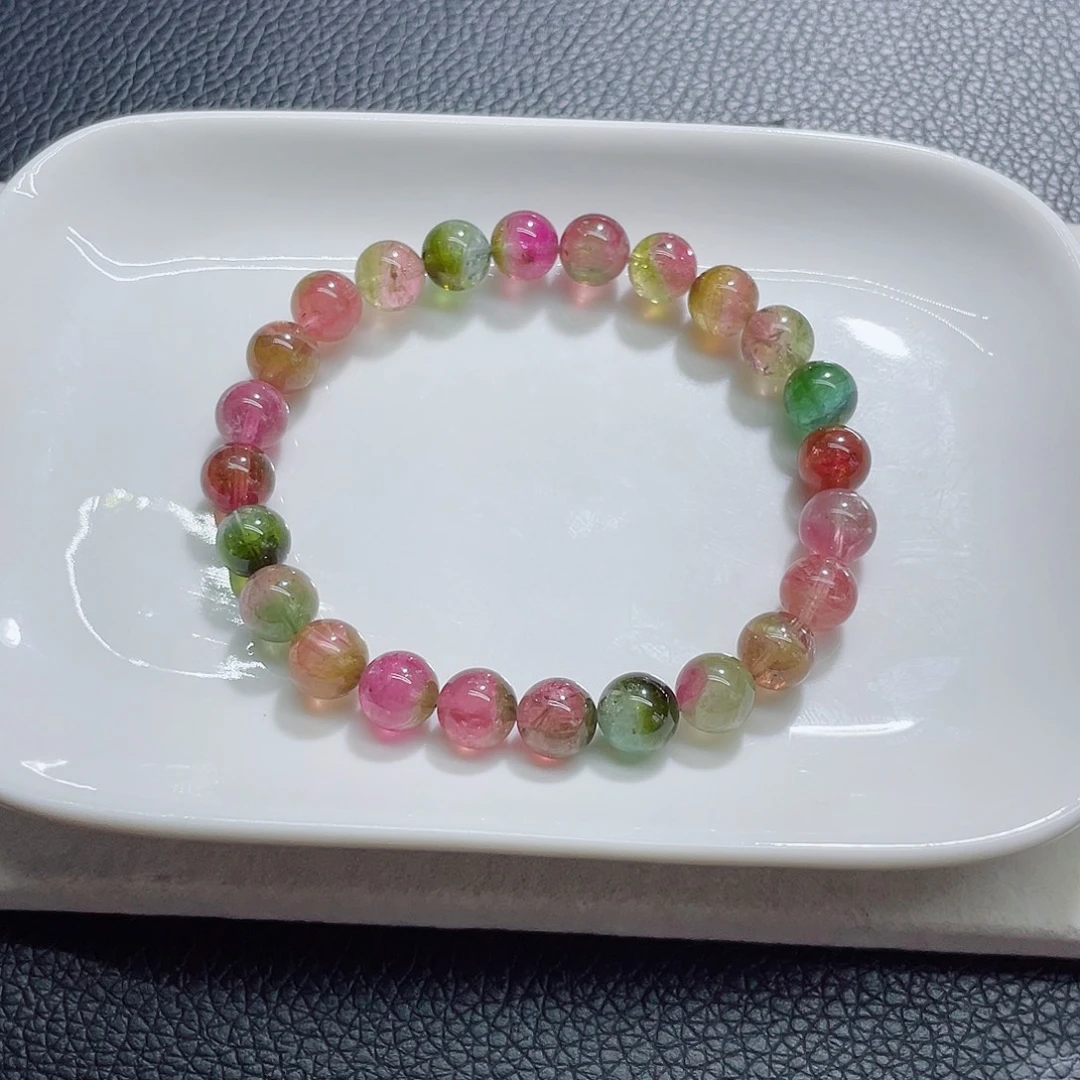 未镶嵌碧玺手链8.2mm左右