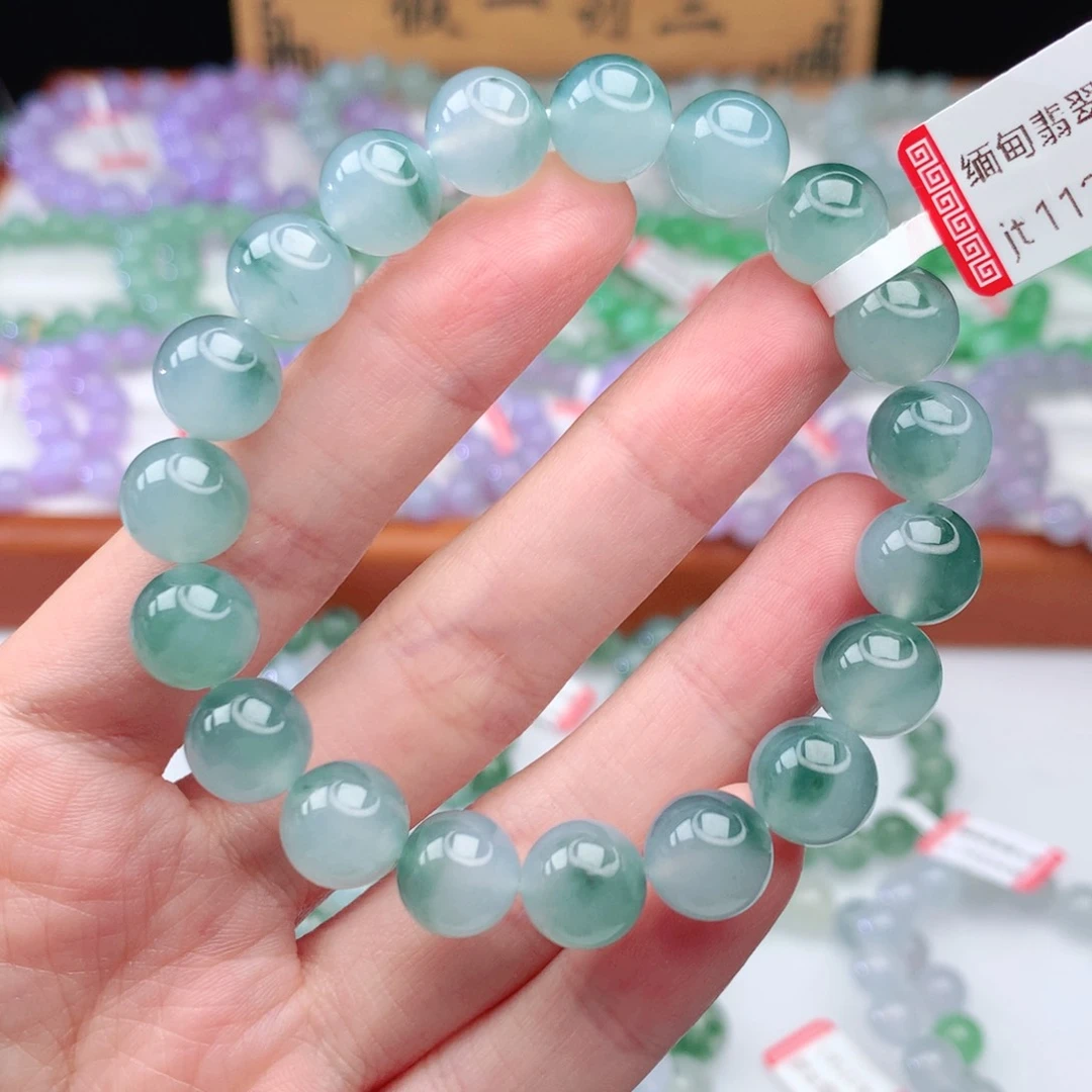 翡翠手链未镶嵌翡翠10mm
