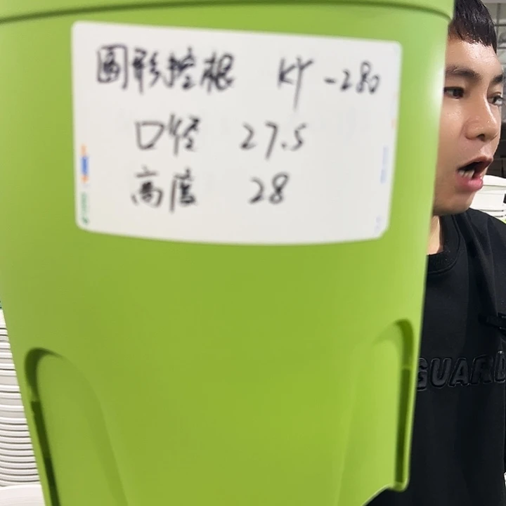 正品圆控口27高28果绿色5个无托