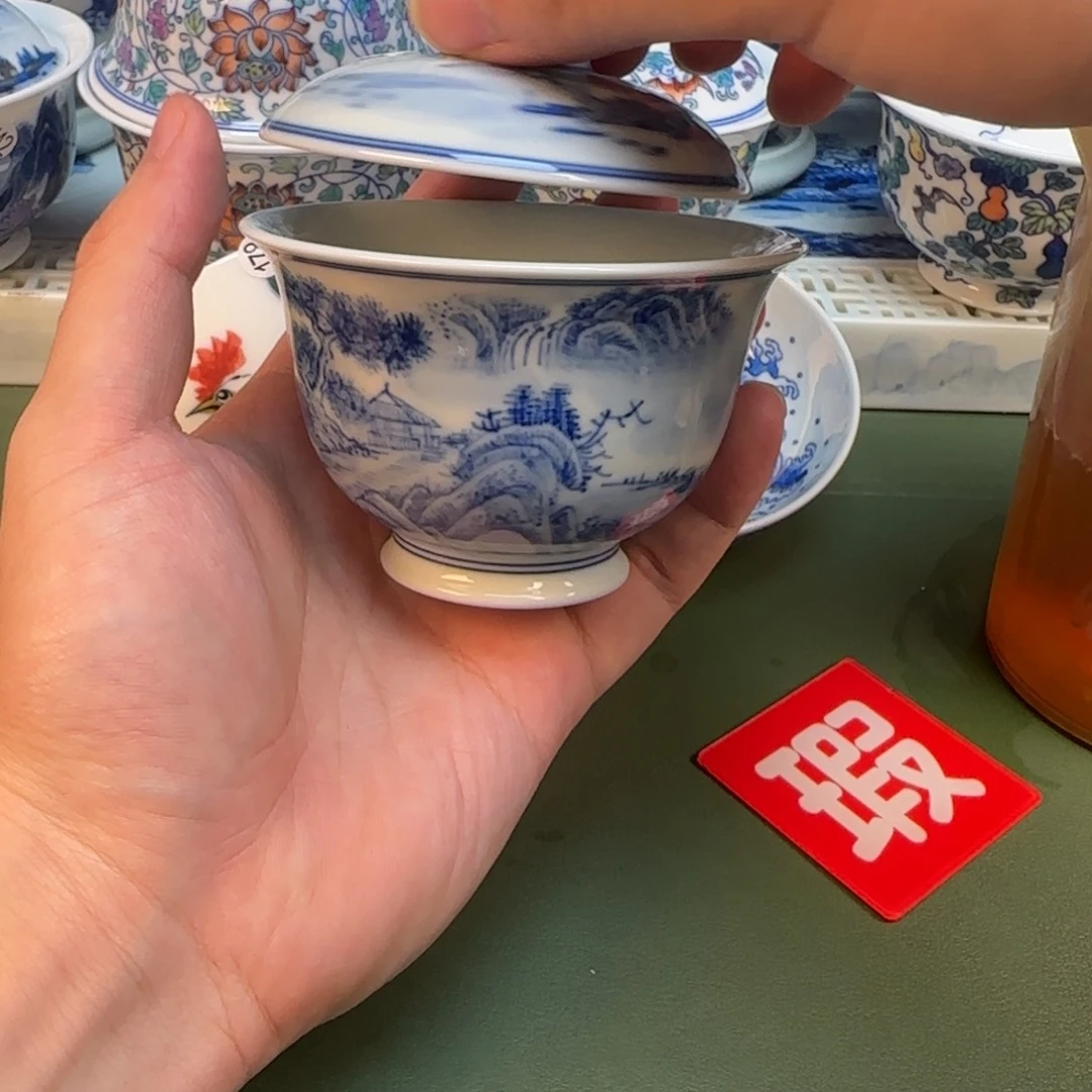 彦祖纯手工手绘茶具164