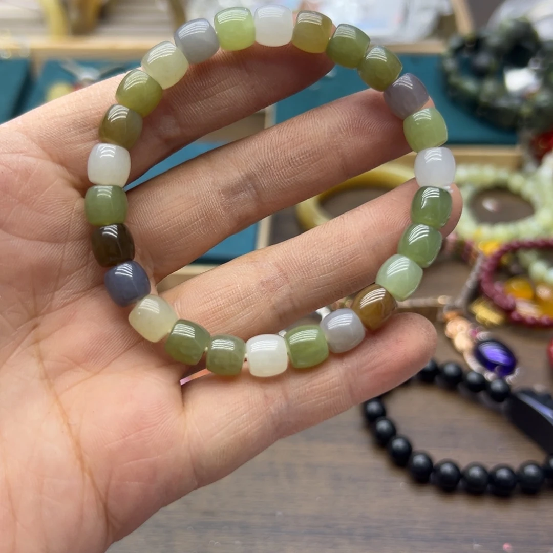 和田玉未镶嵌手链1894