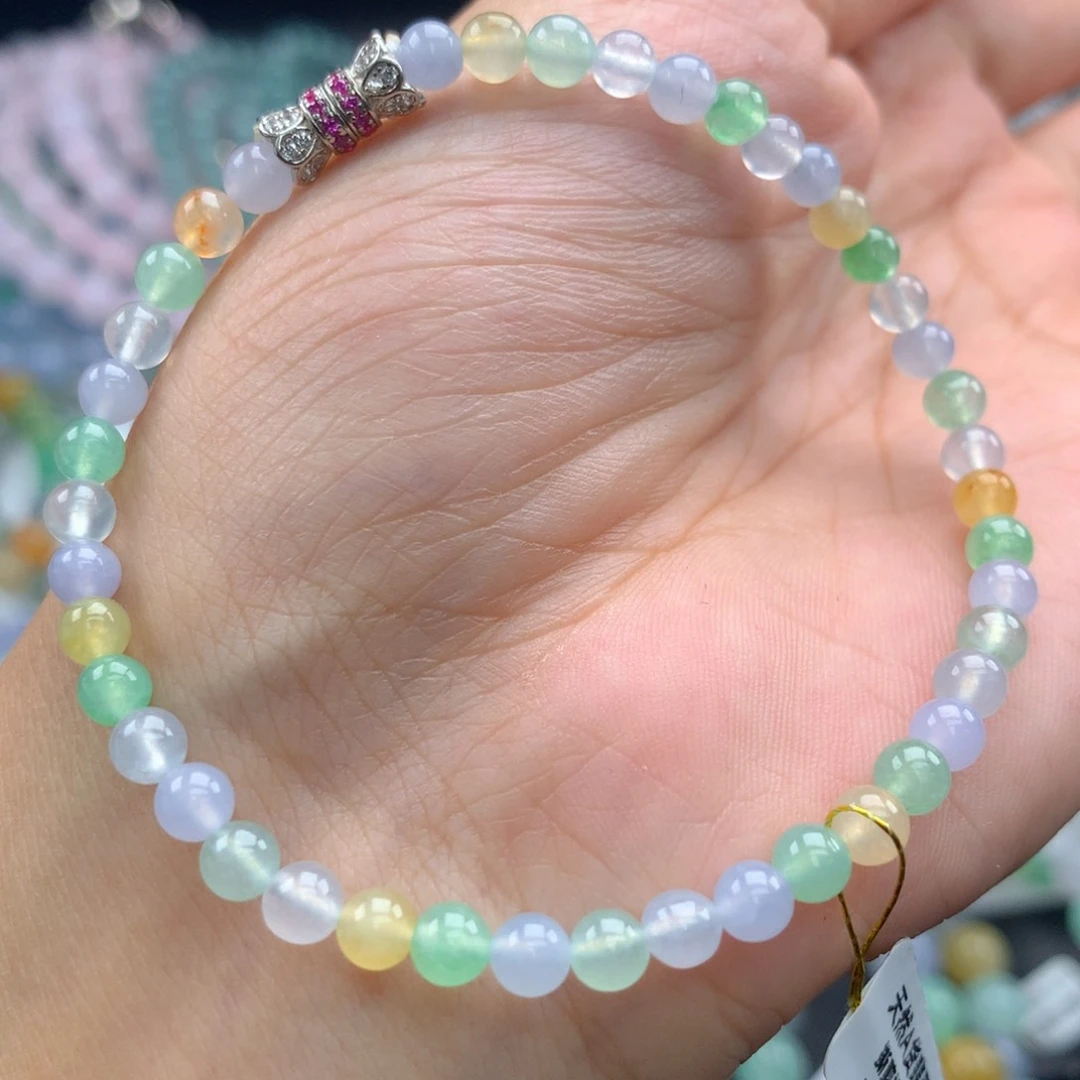 翡翠未镶嵌毛衣链