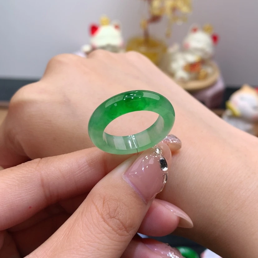 【闪购商品】未镶嵌戒指翡翠17-18号