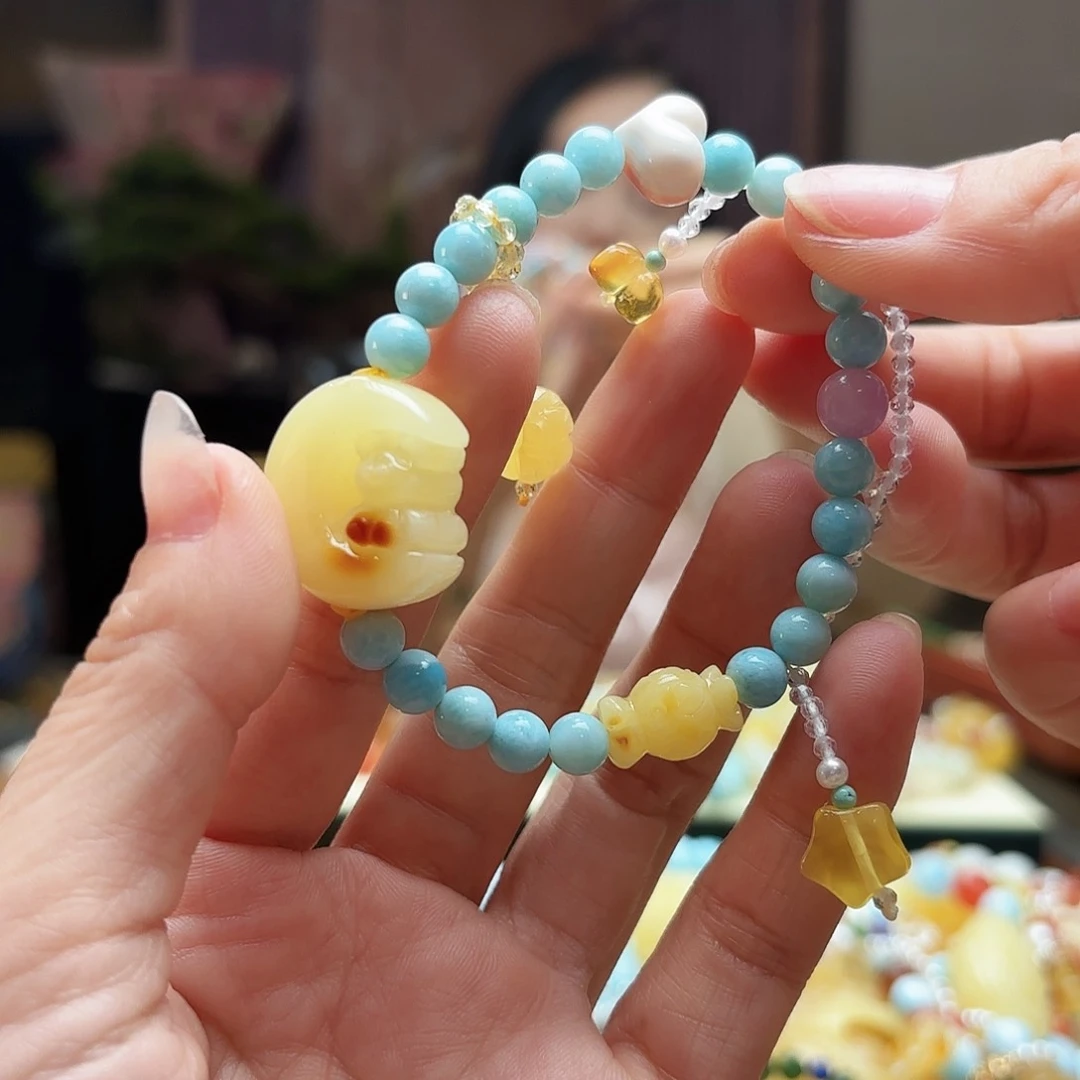 琥珀手链未镶嵌琥珀