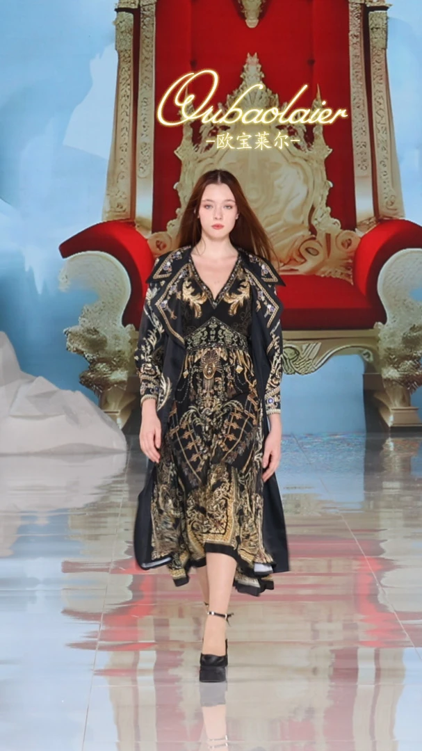 【奢华秘境】OBLE新款轻奢时尚设计师气质风衣305-24139