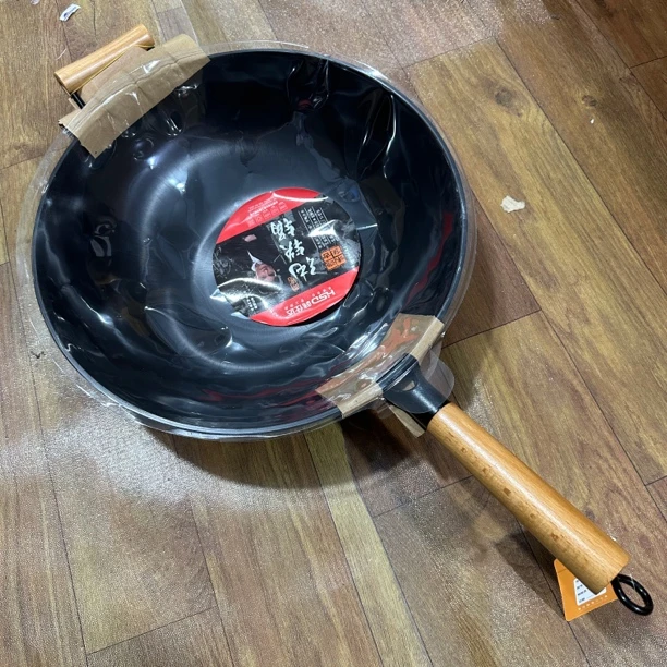 36cm纯铁炒锅家用