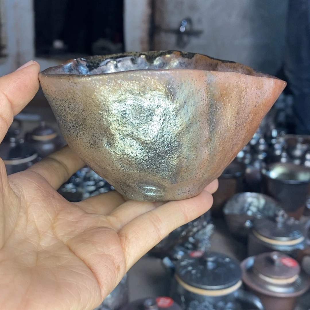 云南建水紫陶柴烧微瑕杯