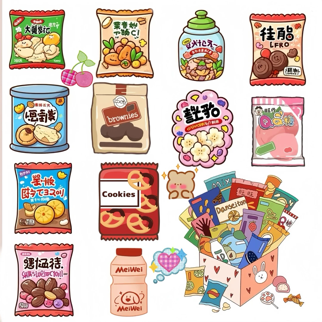 啊巴嘟【个人单】麻将拆拆乐网红休闲办公室独立小包装爆款零食礼包