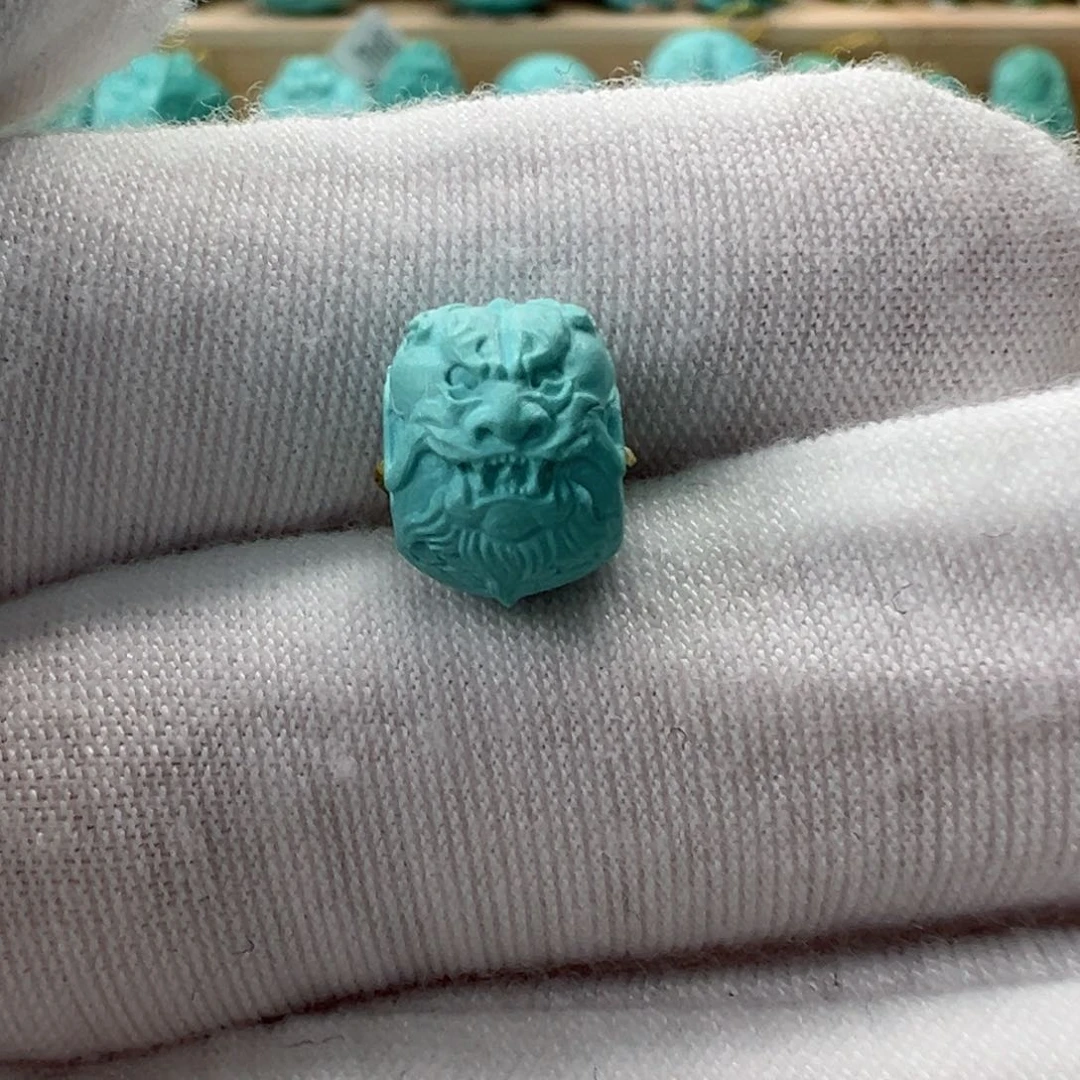 未镶嵌绿松石龙珠 10.4mm