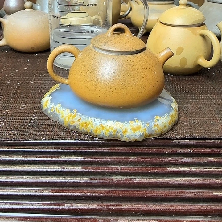 哈***镜紫砂茶壶坭兴陶龙窑柴窑烧大寺