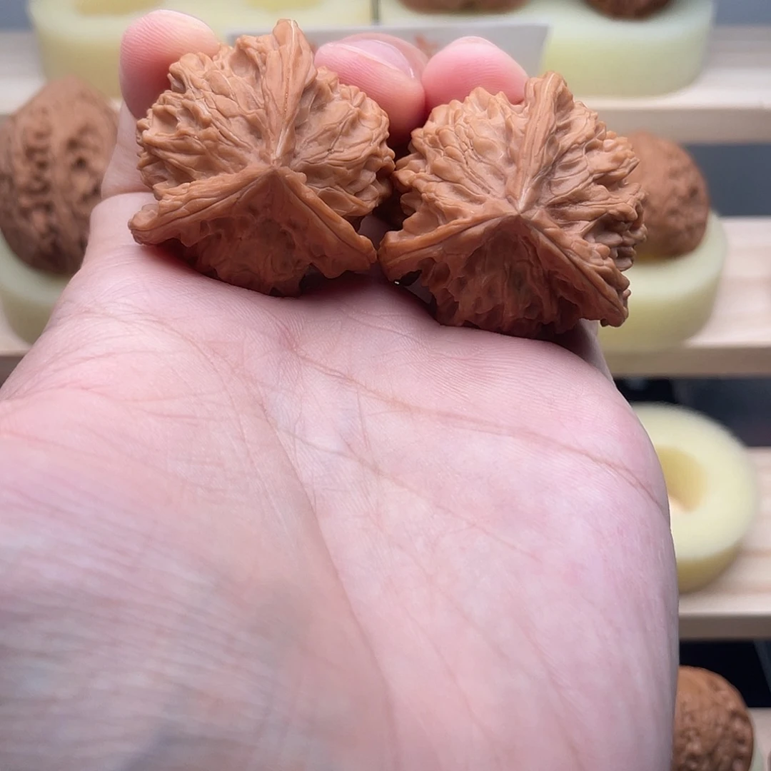 吊坠文玩核桃38全品盘山三棱正奔