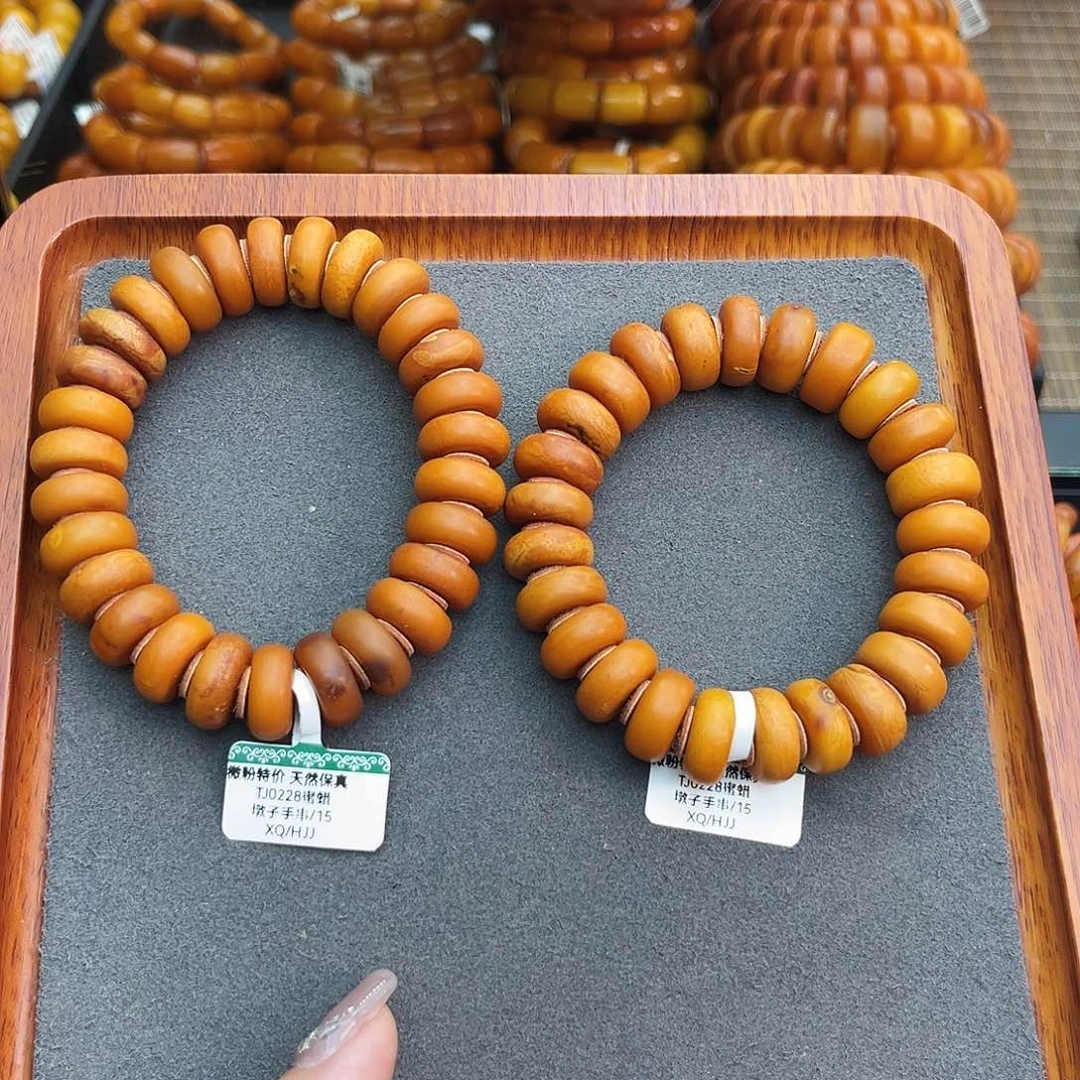 琥珀手链未镶嵌15m多样性发其一