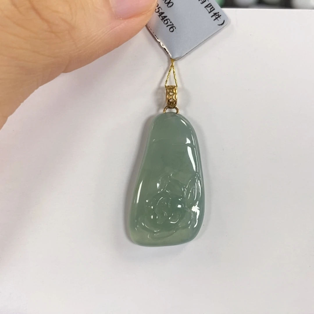 颈饰未镶嵌翡翠荷