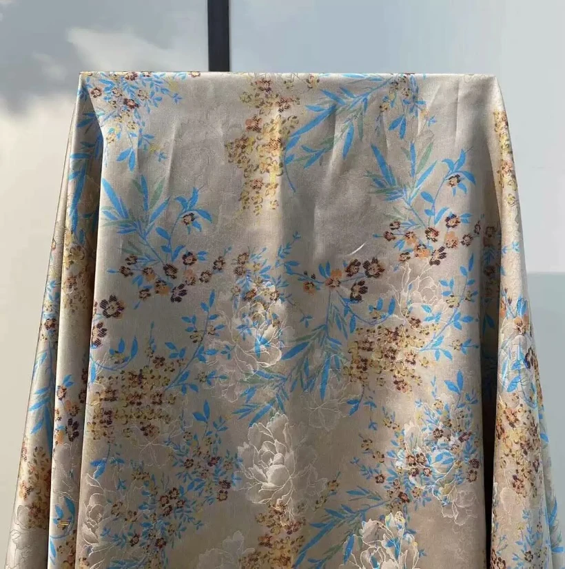 星悦｜醉瑶池｜老料 香云纱 秋冬优雅百搭 140 方巾5月