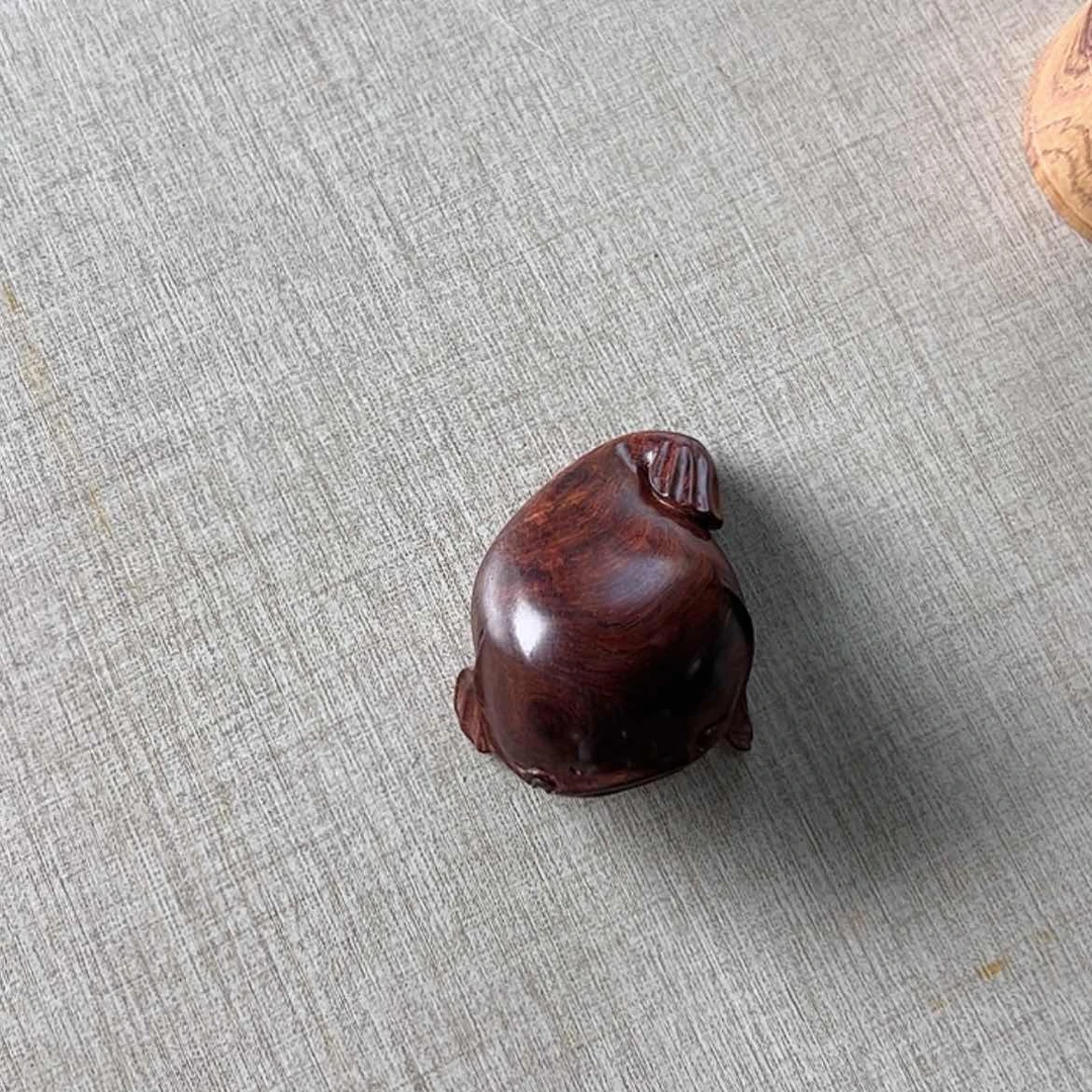 【闪购商品】把件黄花梨/降香黄檀路***力小鱼