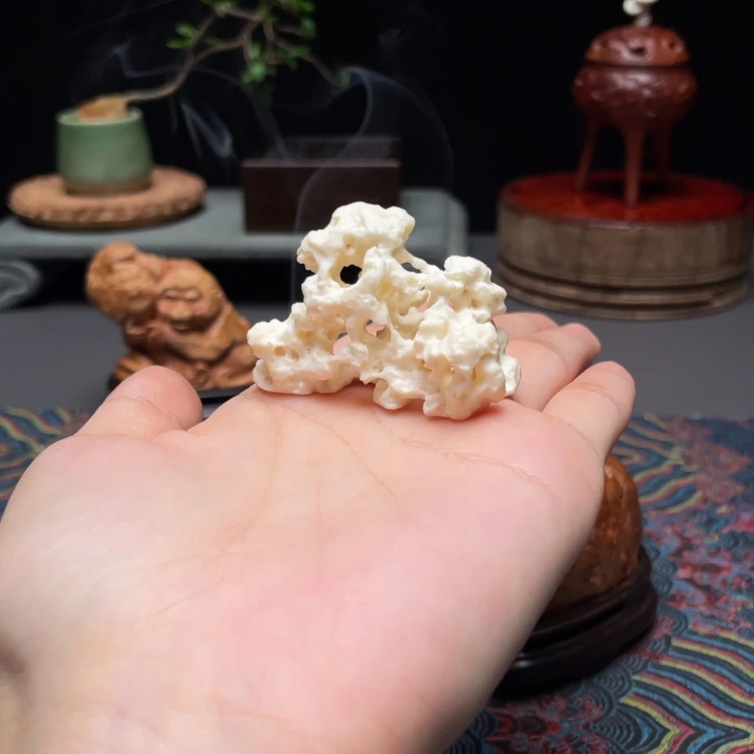 一***觉荔枝木鹿角太湖石