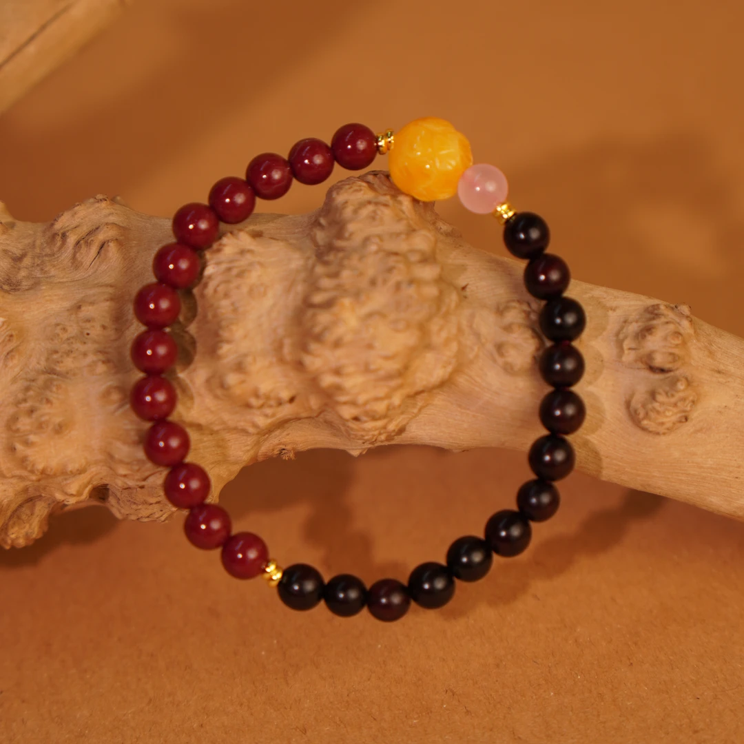 屹霖【小叶紫檀手串】印度小叶紫檀朱砂手串 手链手串 6mm 宠粉福利