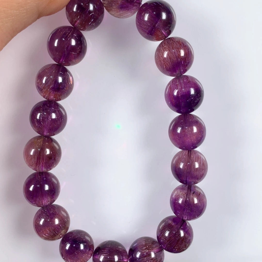 水晶手链未镶嵌紫超七