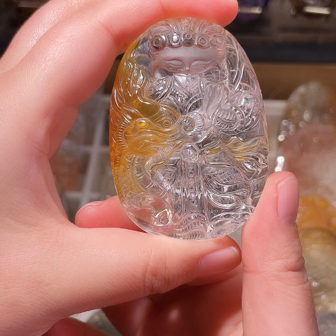 颈饰未镶嵌水晶黄胶花