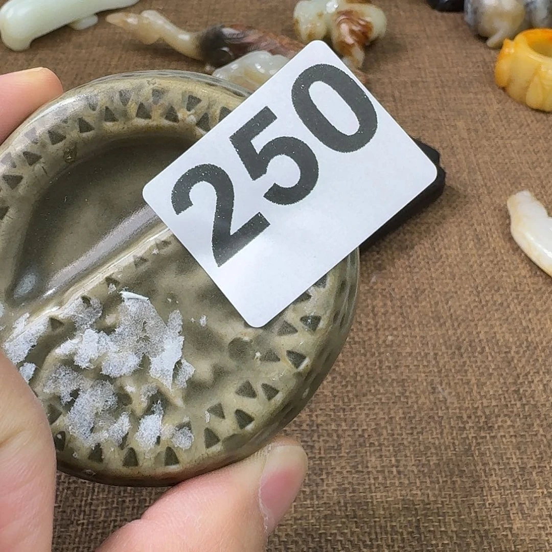 绿泥禾甜旧藏只玩真货