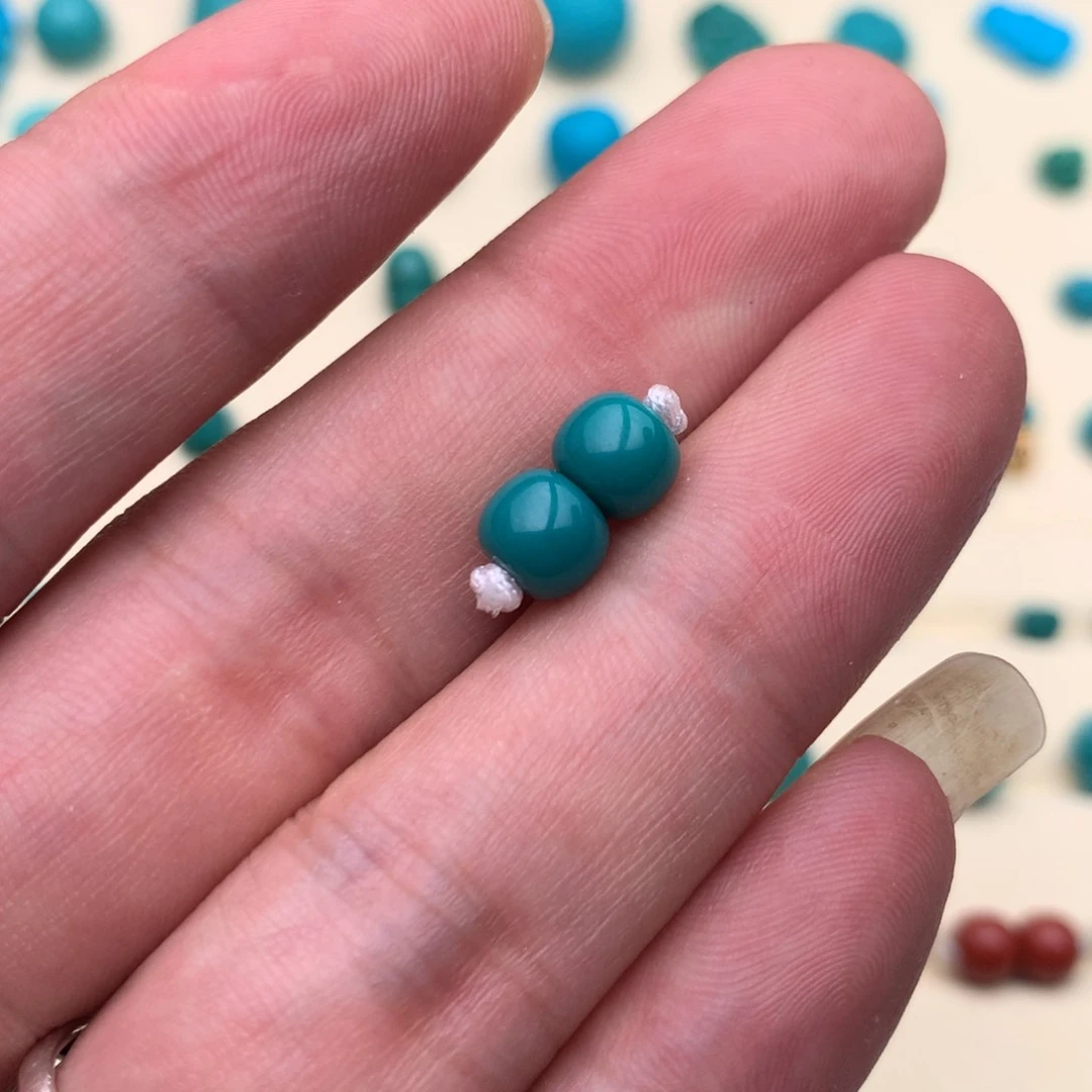 墨***白未镶嵌绿松石珠宝奇石