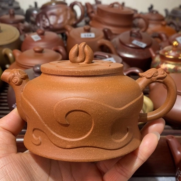 紫砂茶壶微瑕处理一把