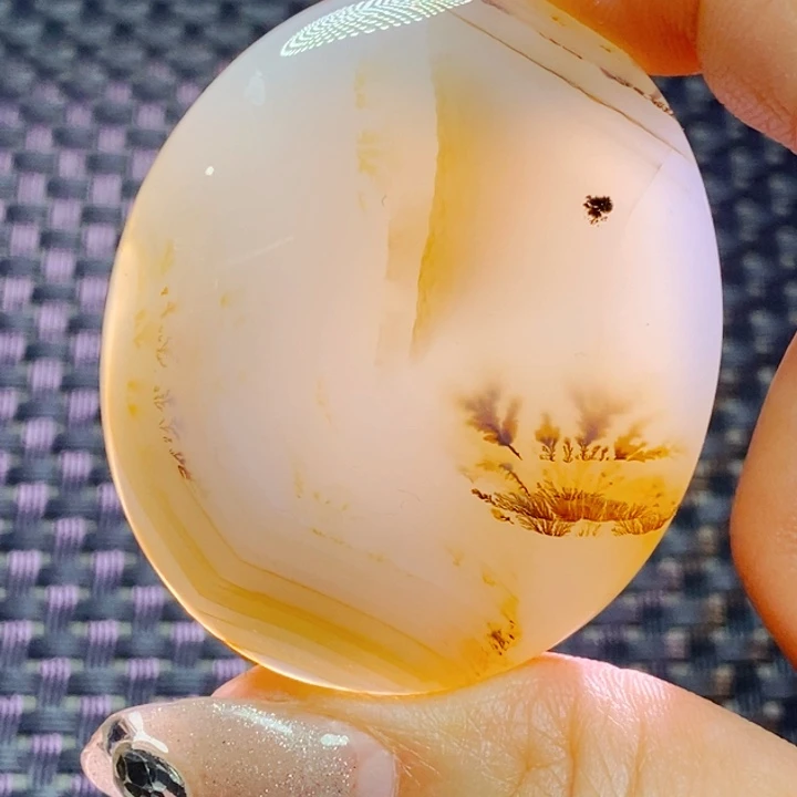 玛瑙/玉髓颈饰未镶嵌金*花