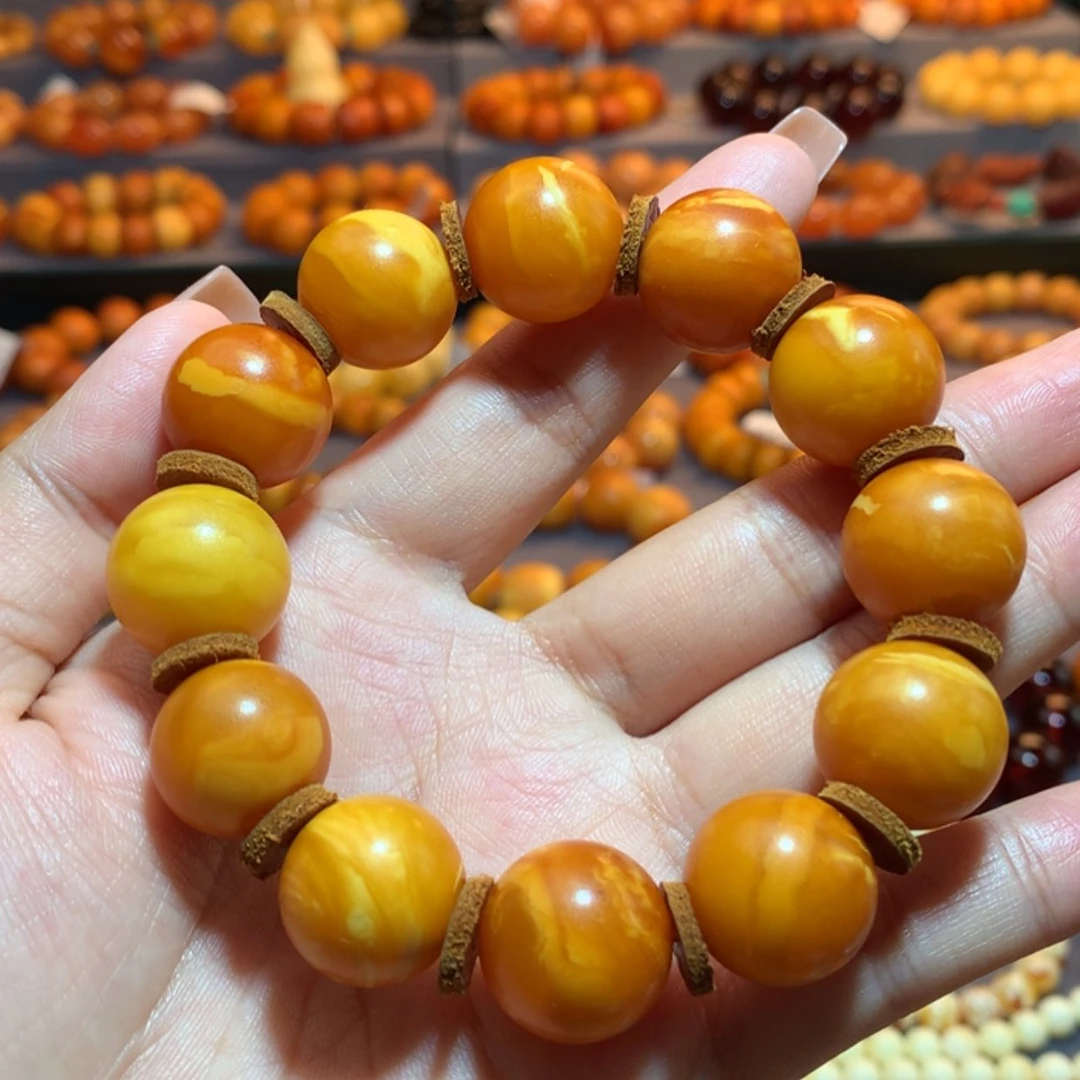 【闪购商品】手串蜜蜡未镶嵌蜜蜡手串