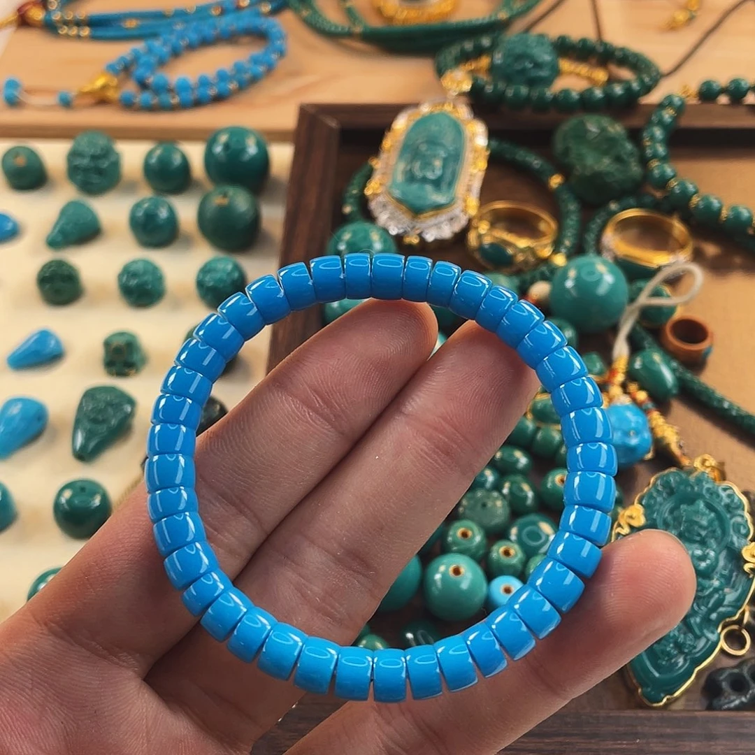 我***句绿松石未镶嵌挂件