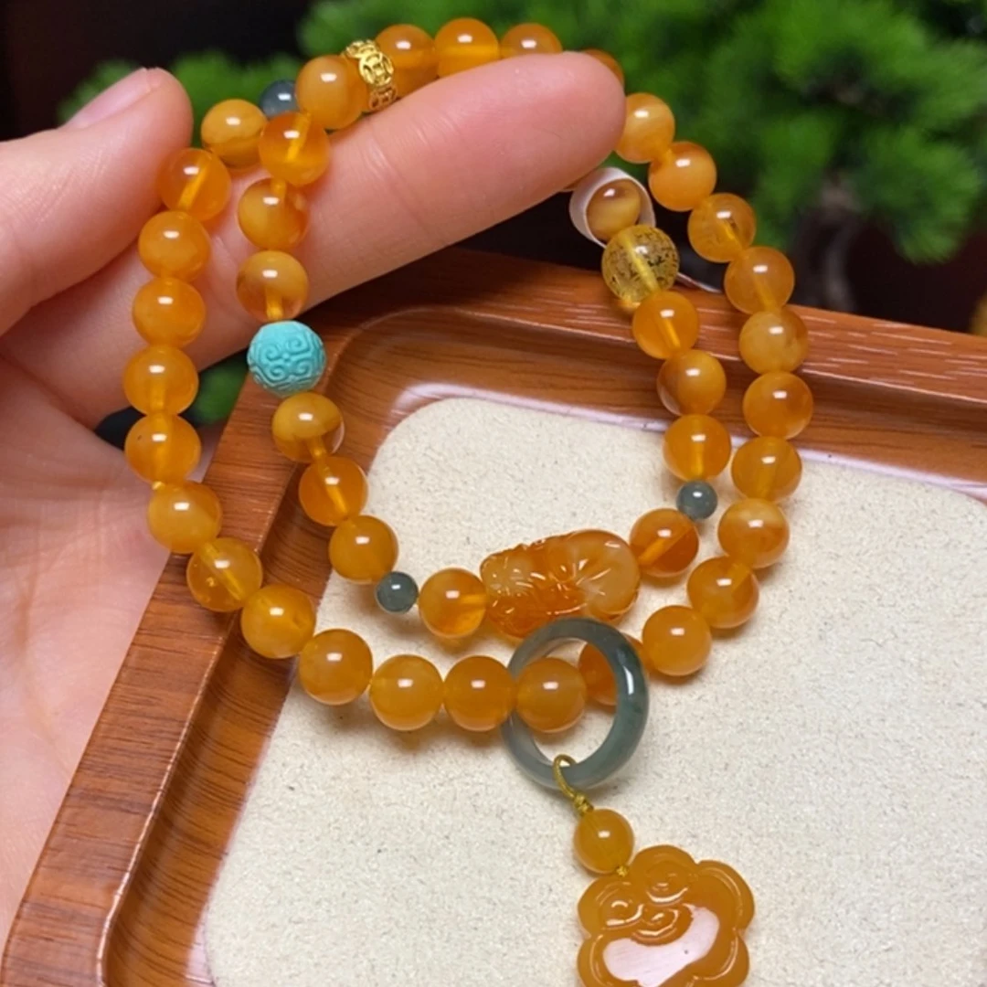 【闪购商品】手链蜜蜡未镶嵌手串