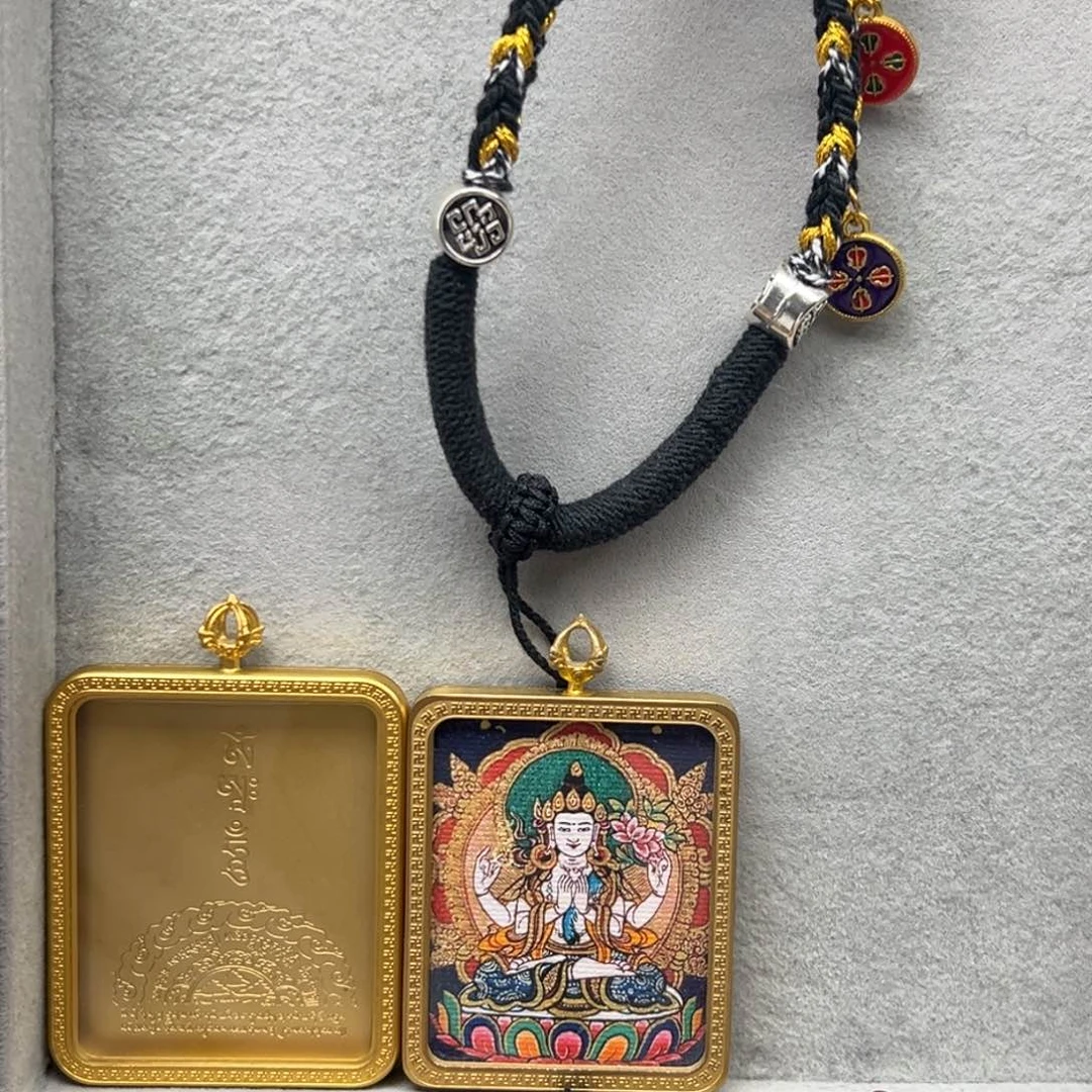 吊坠溪*铜单面四臂绳子13