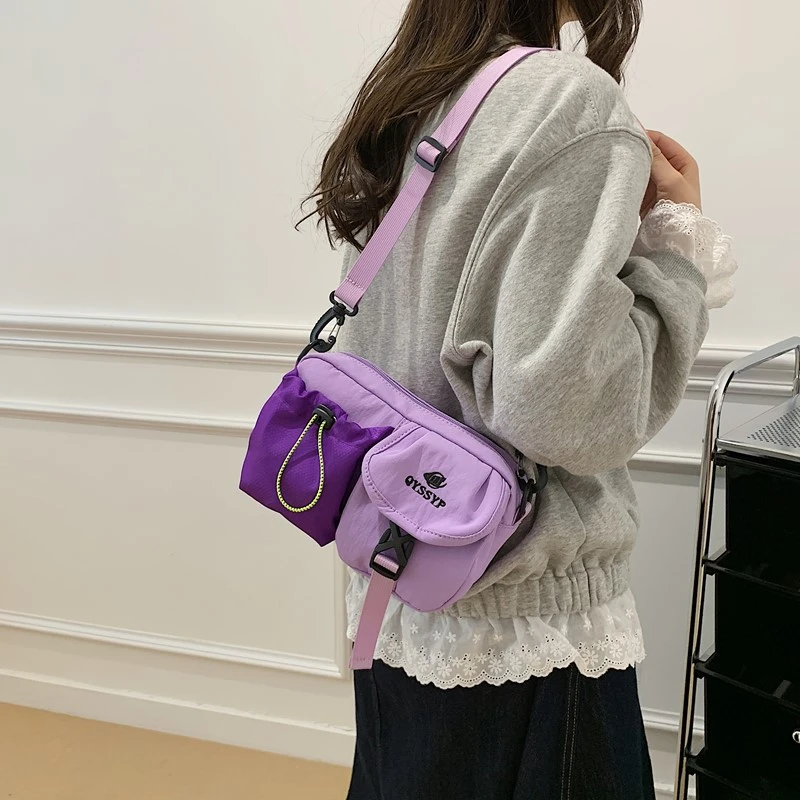 2025新款男女款斜挎包潮牌机能运动户外小挎包百搭轻便通勤单肩包