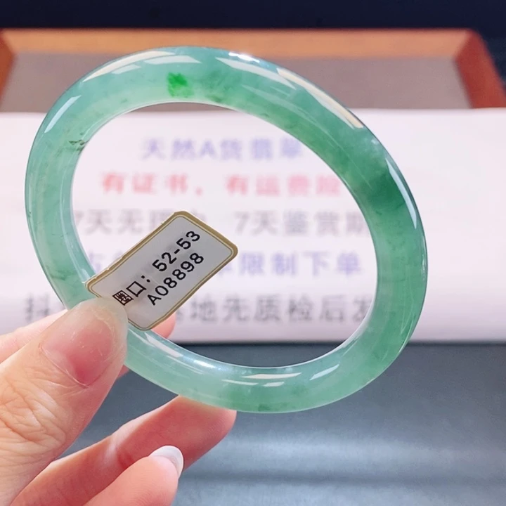 翡翠未镶嵌手镯翡翠手镯76
