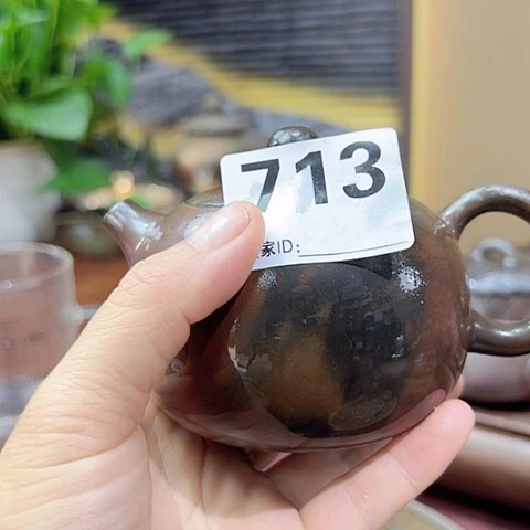 大*子戬谷龙窑坭兴陶柴烧茶壶713