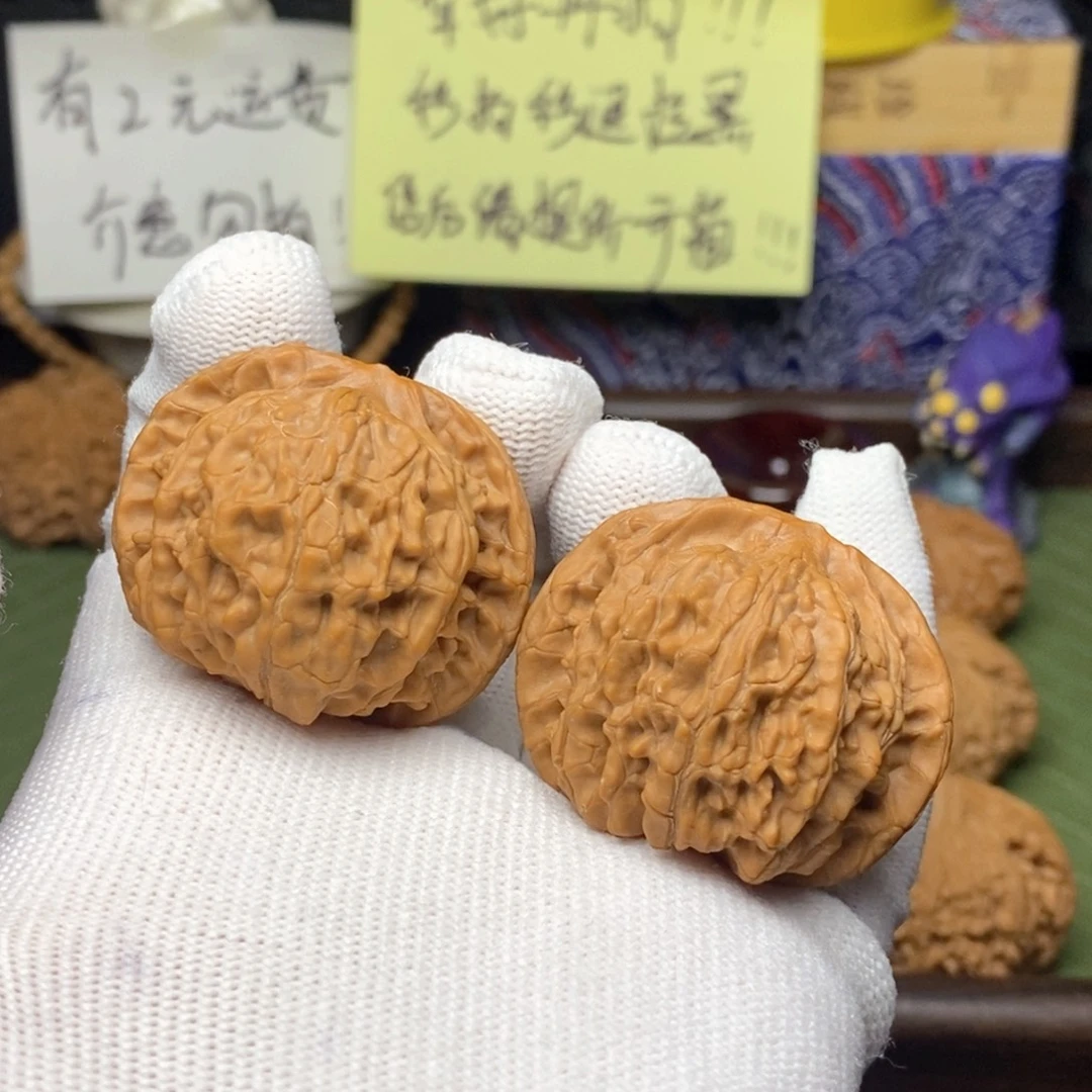 吊坠文玩核桃40平顶狮子头一物一图