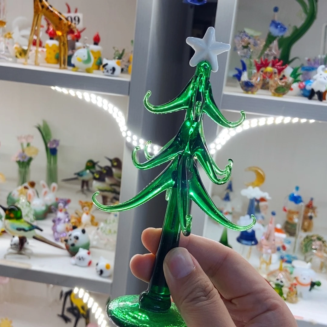 手工艺品琉璃圣诞树