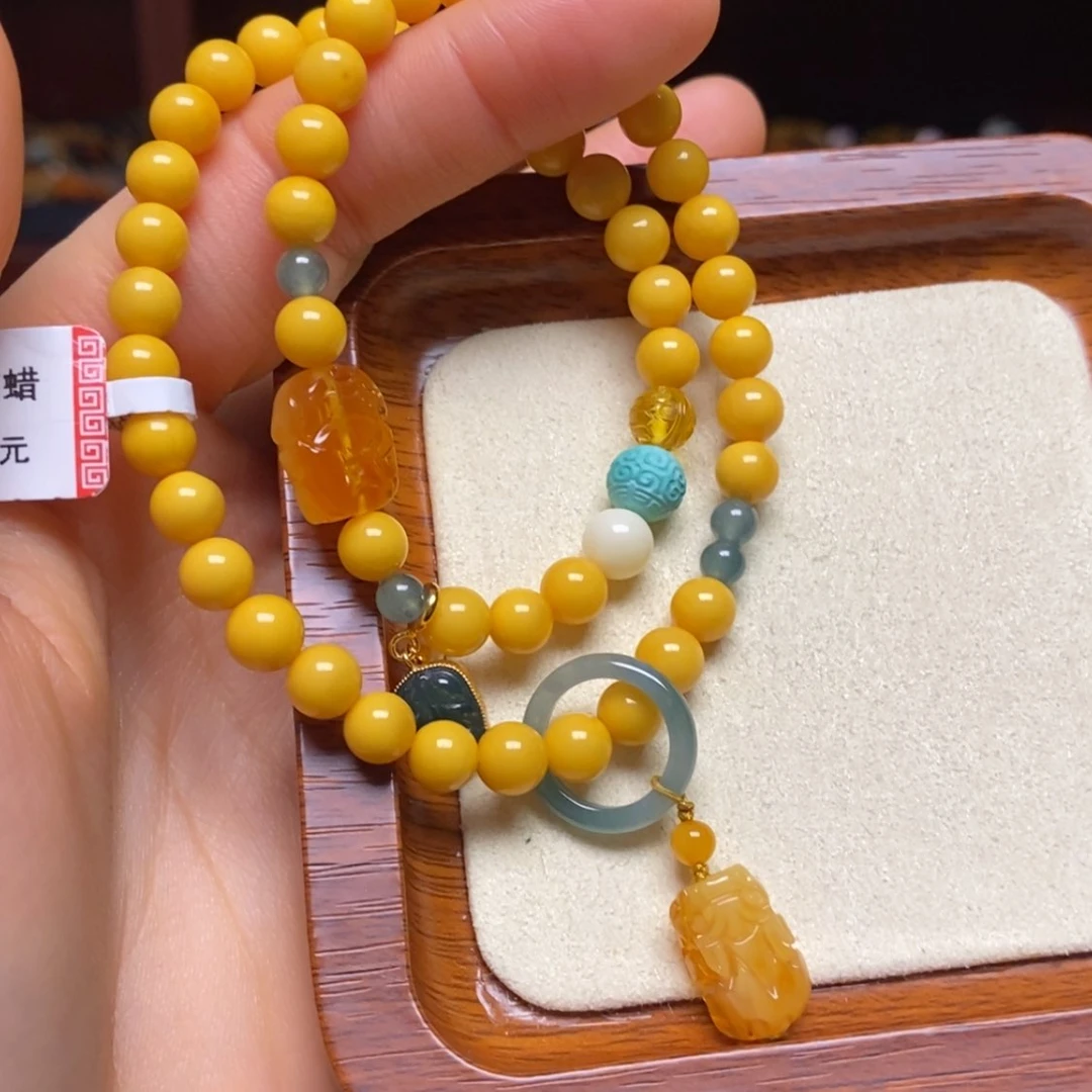 【闪购商品】蜜蜡手链未镶嵌手串